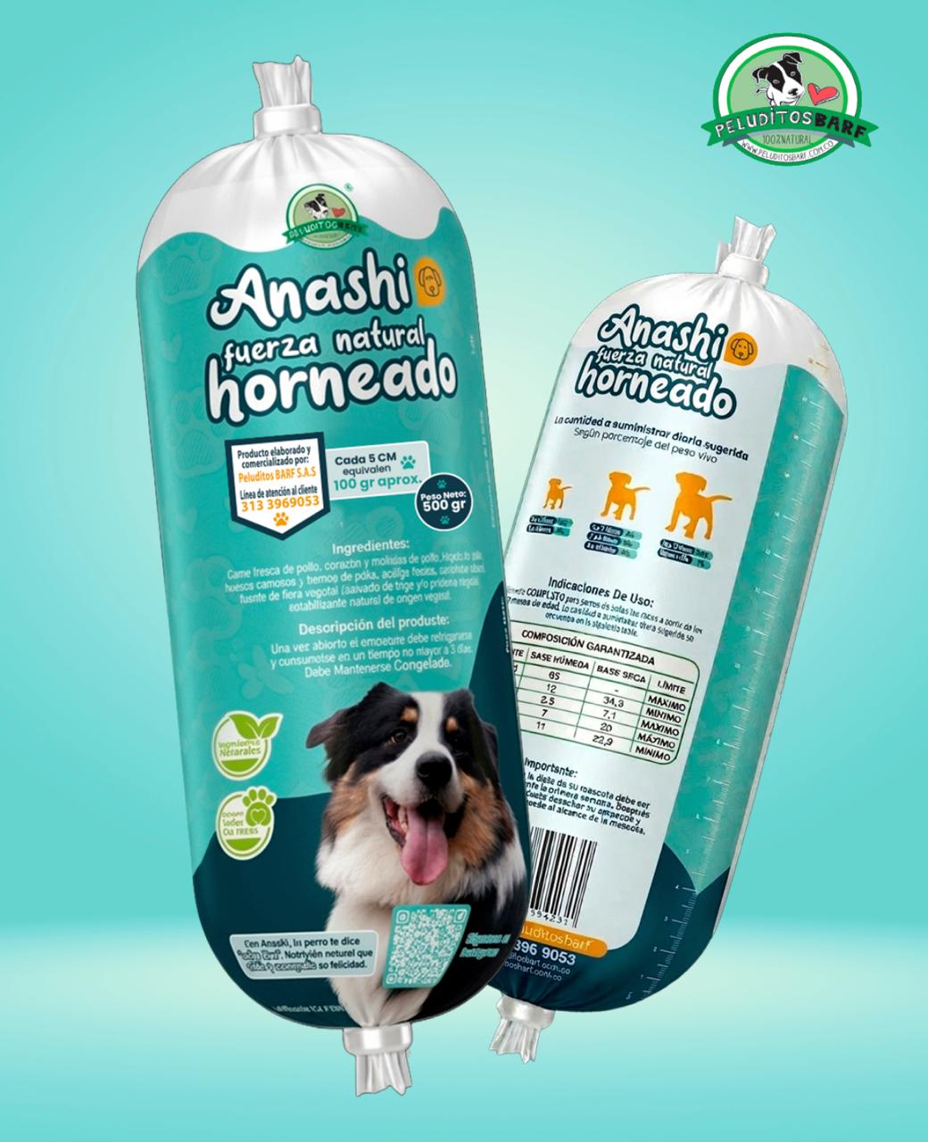 5 Barras Anashi Horneada 500 gramos - Imagen 2
