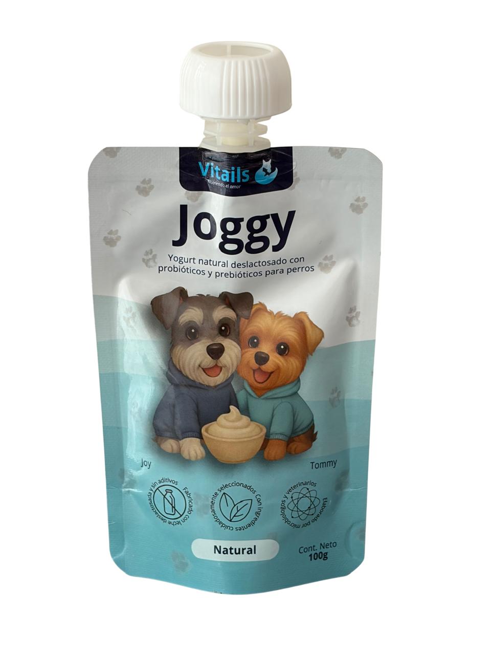 Joggy Yogurt deslactosado con probióticos y prebióticos para perros